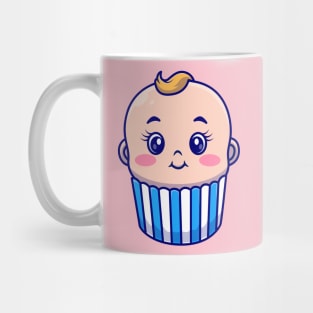 Cute Baby Cake Boy Cartoon Mug